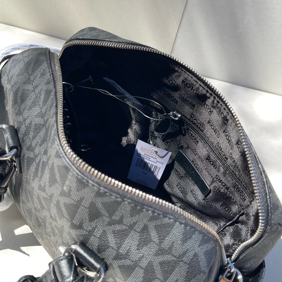 (new+tag) Michael Kors (MK) Grayson medium chain leather satchel — limited edt - Picture 16 of 16